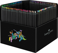 FABERCASTELL Black Edition Buntstifte farbsortiert, 100 St