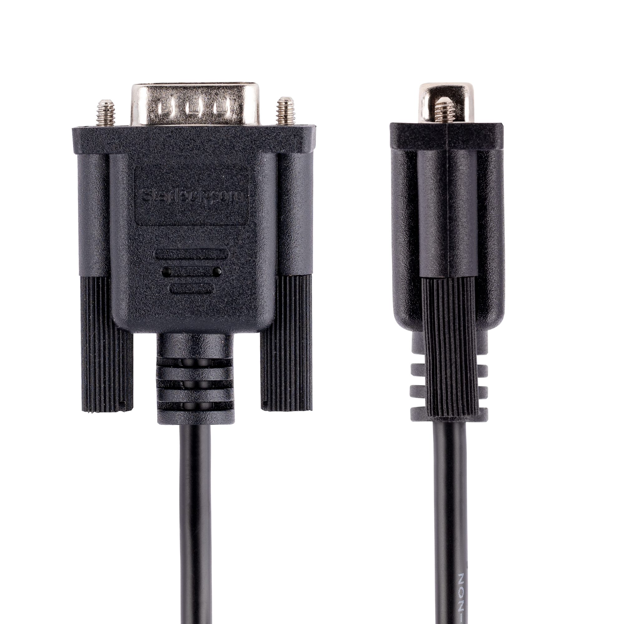 STARTECHCOM 3m RS232 Serial Null Modem Cable Crossover Serial Cable w AlMylar Shielding DB9 Serial COM Port Cable Female to Male