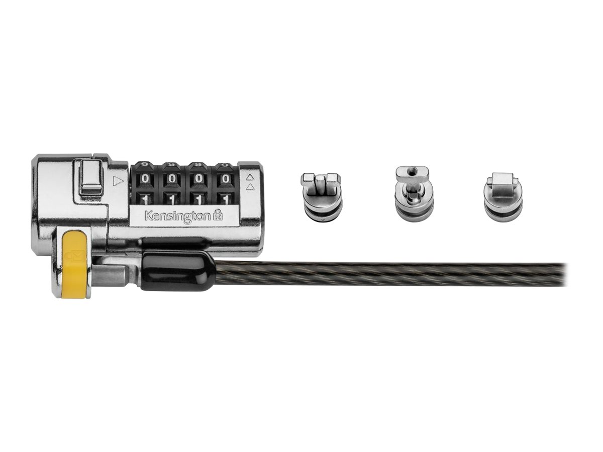KENSINGTON ClickSafe 3-in-1 Combination Lock T-Bar Nano & Wedge Anchors