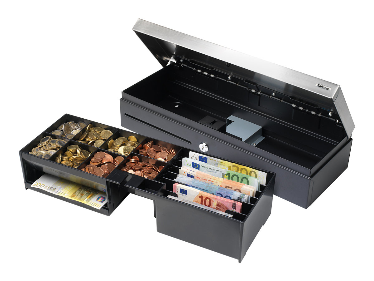Safescan Kassenschublade 1320498 SD4617S schwarzsilber
