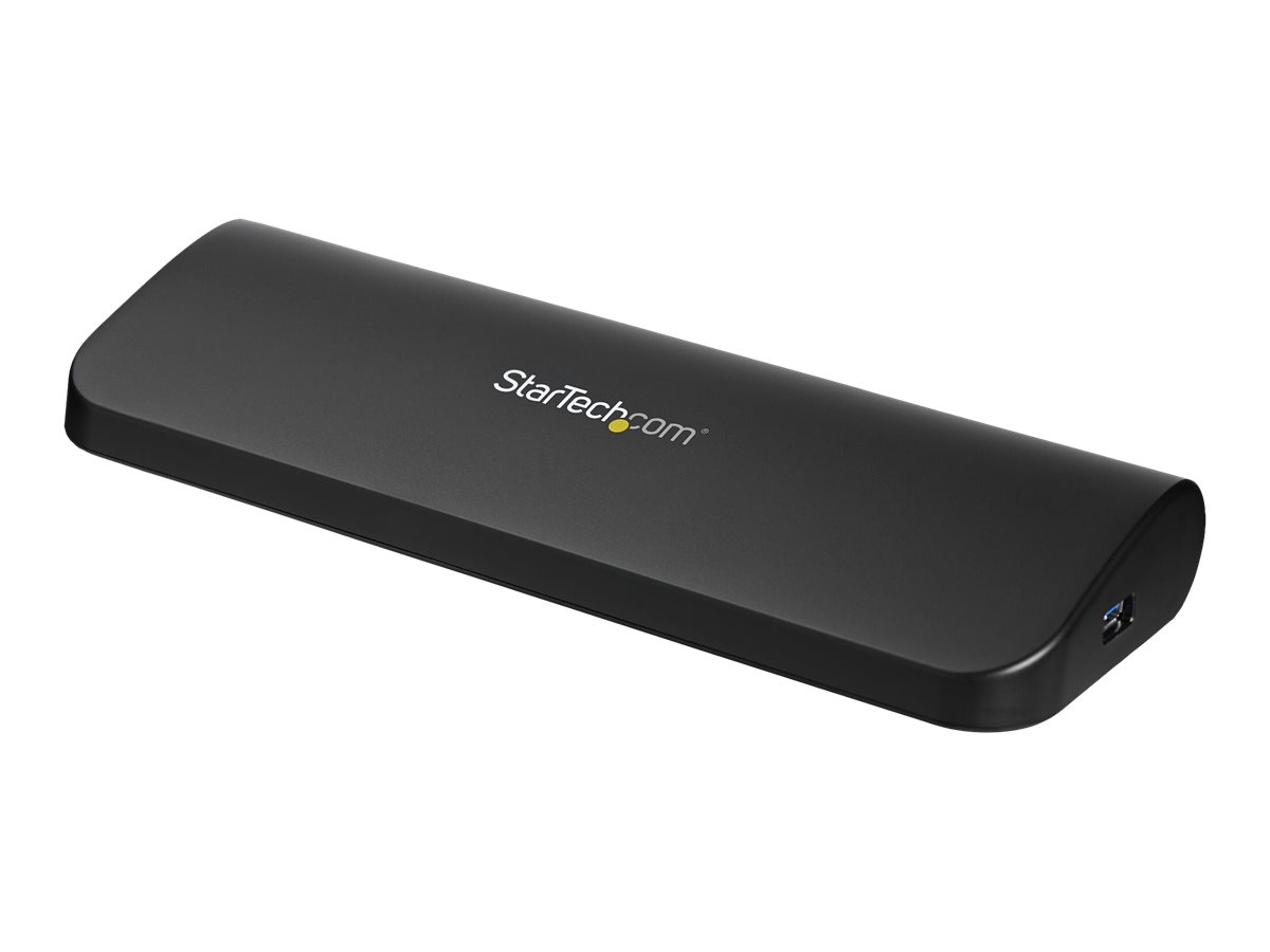 STARTECH.COM USB 3.0 Docking Station - Dual Monitor HDMI / DVI / VGA - Ethernet - Audio - Universal Docking Station - USB 3.0 Dock