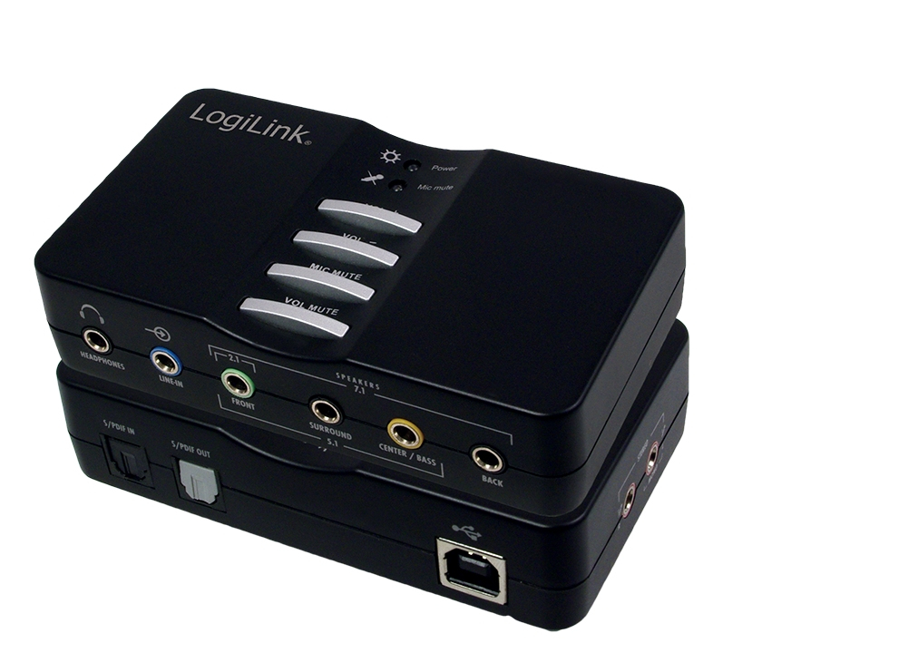 LogiLink USB Soundbox Box 7.1 Dolby 8-Kanal