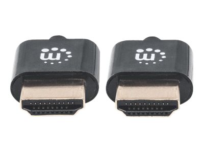 MANHATTAN HDMI-Kabel ultradÃ¼nn mit Ethernet 3 m. schwarz