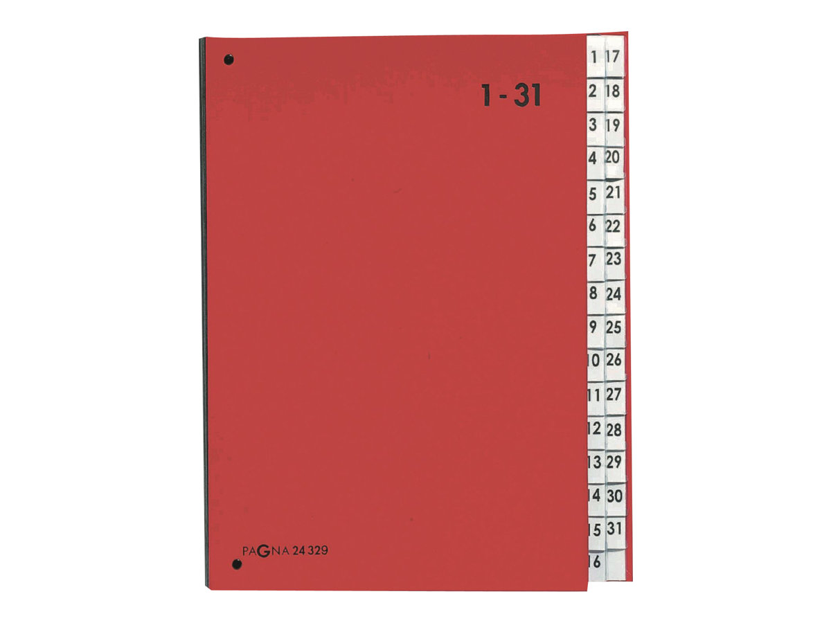 PAGNA Pultordner 1-31 rot PAGNA Pultordner 1-31 rot