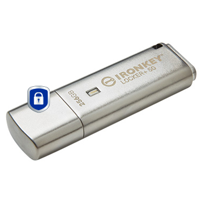 Kingston IronKey Locker+ 50 256GB Encryption