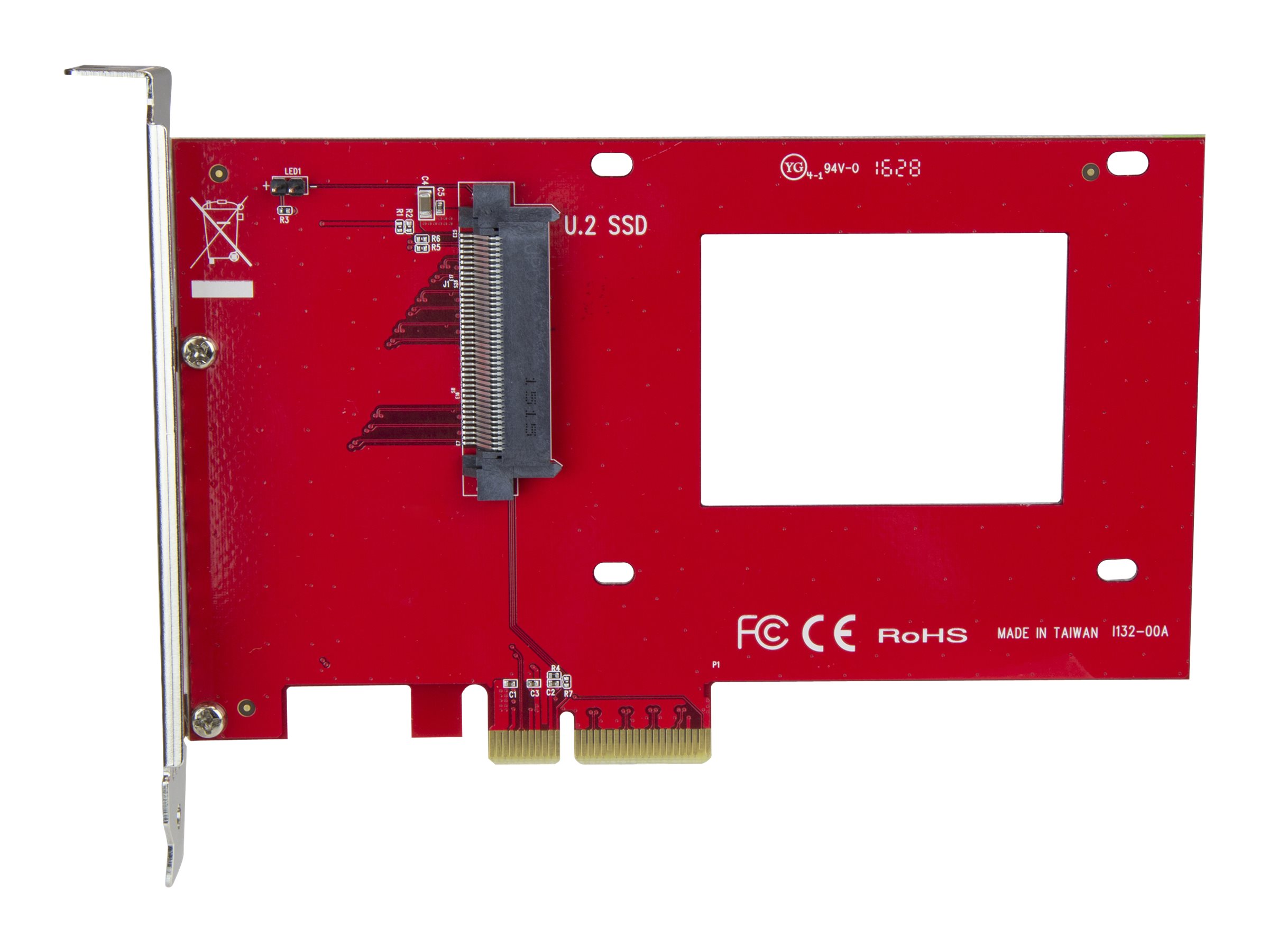 StarTech.com Adapter PEX4SFF8639 - 2.5 U.2 NVMe SSD - U.2/PCIe 4x