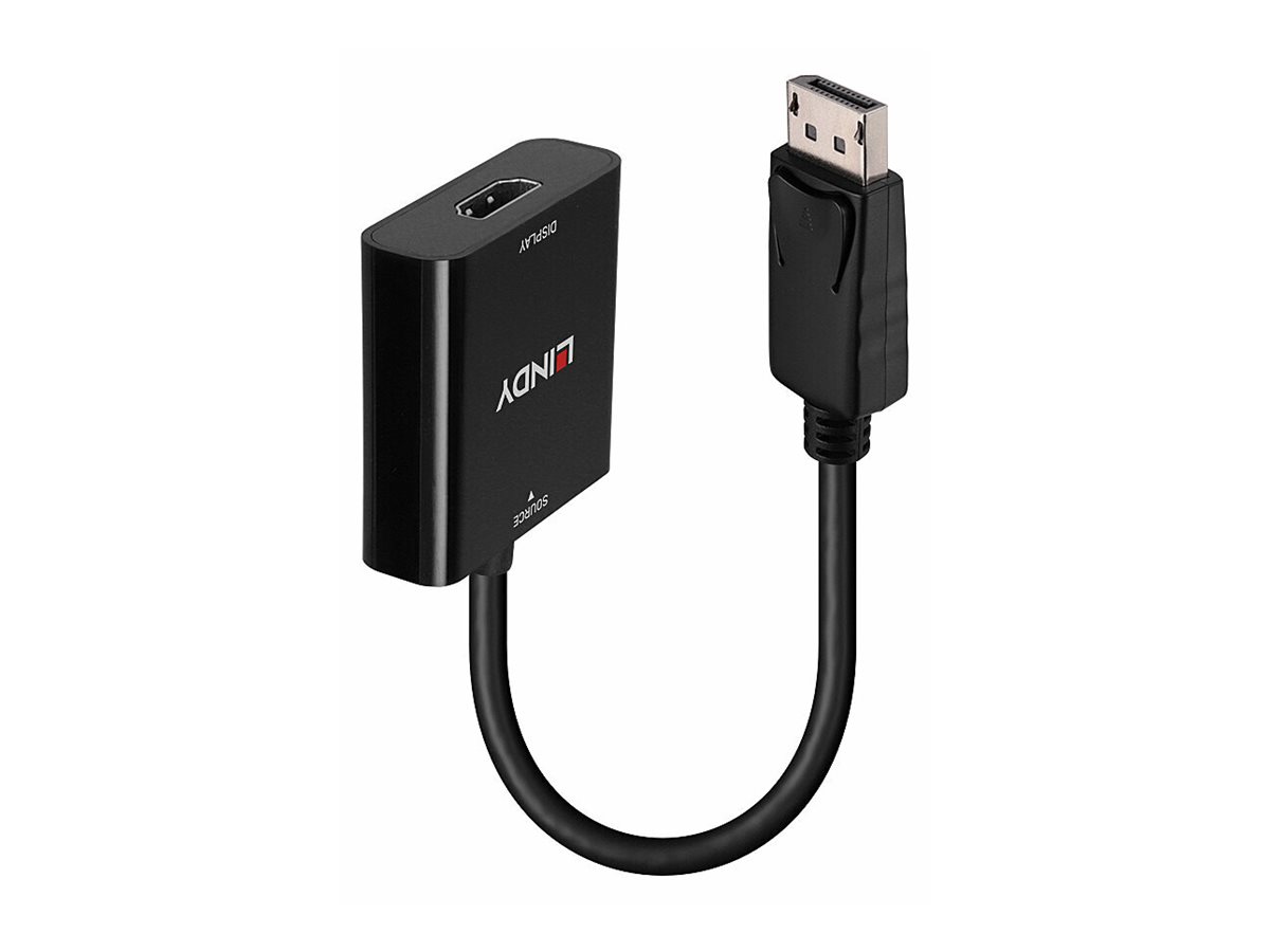 LINDY DisplayPort 1.2 HDMI 4K60 Adapter Unterstuetzt max 4096/3840 x 2160p 60Hz