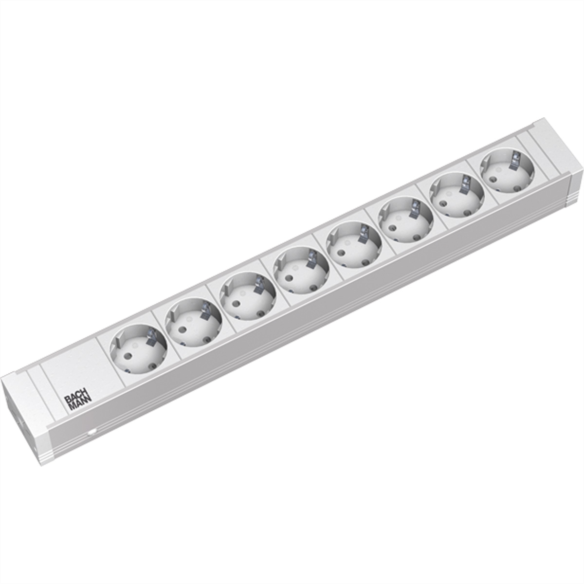 Bachmann Steckdosenleiste 19 1,5HE 8xSteckdosen weiss Bachmann Steckdosenleiste 19 1,5HE 8xSteckdosen weiss