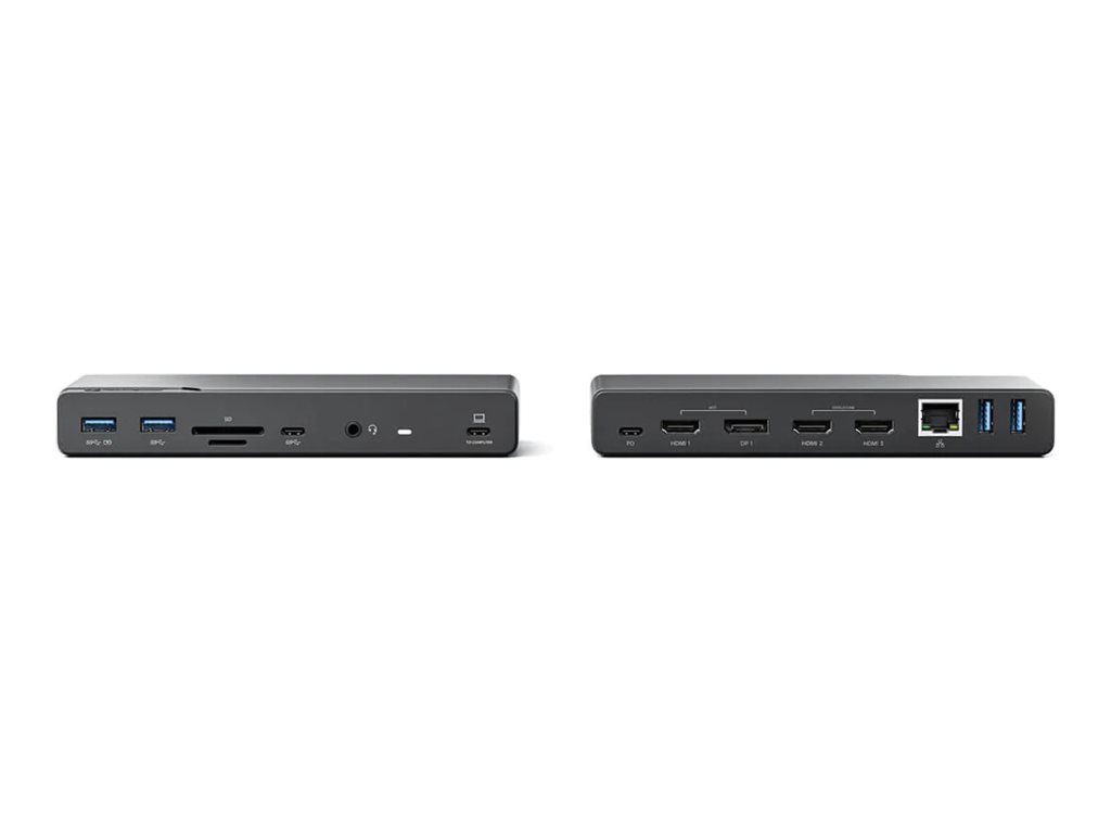 Alogic 14in1 USBC PD DV4 Quad Display Docking Station Space Gr