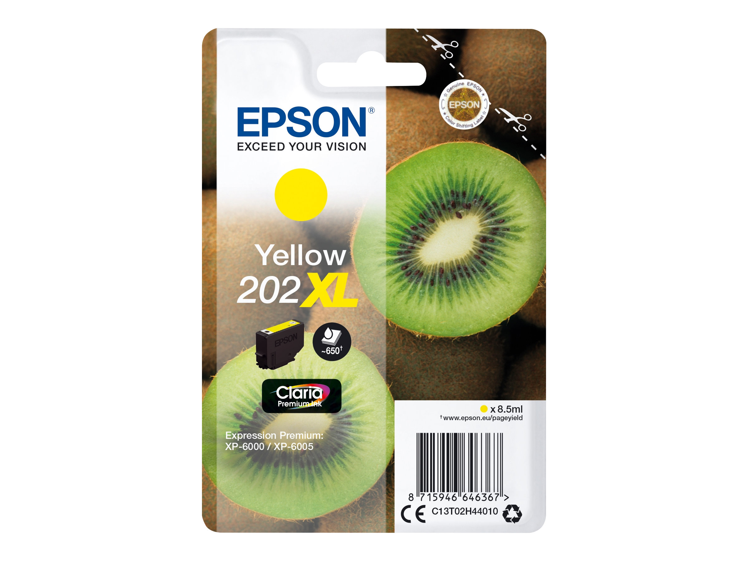 C13T02H44010 EPSON XP Tinte yellow HC C13T02H44010 EPSON XP Tinte yellow HC