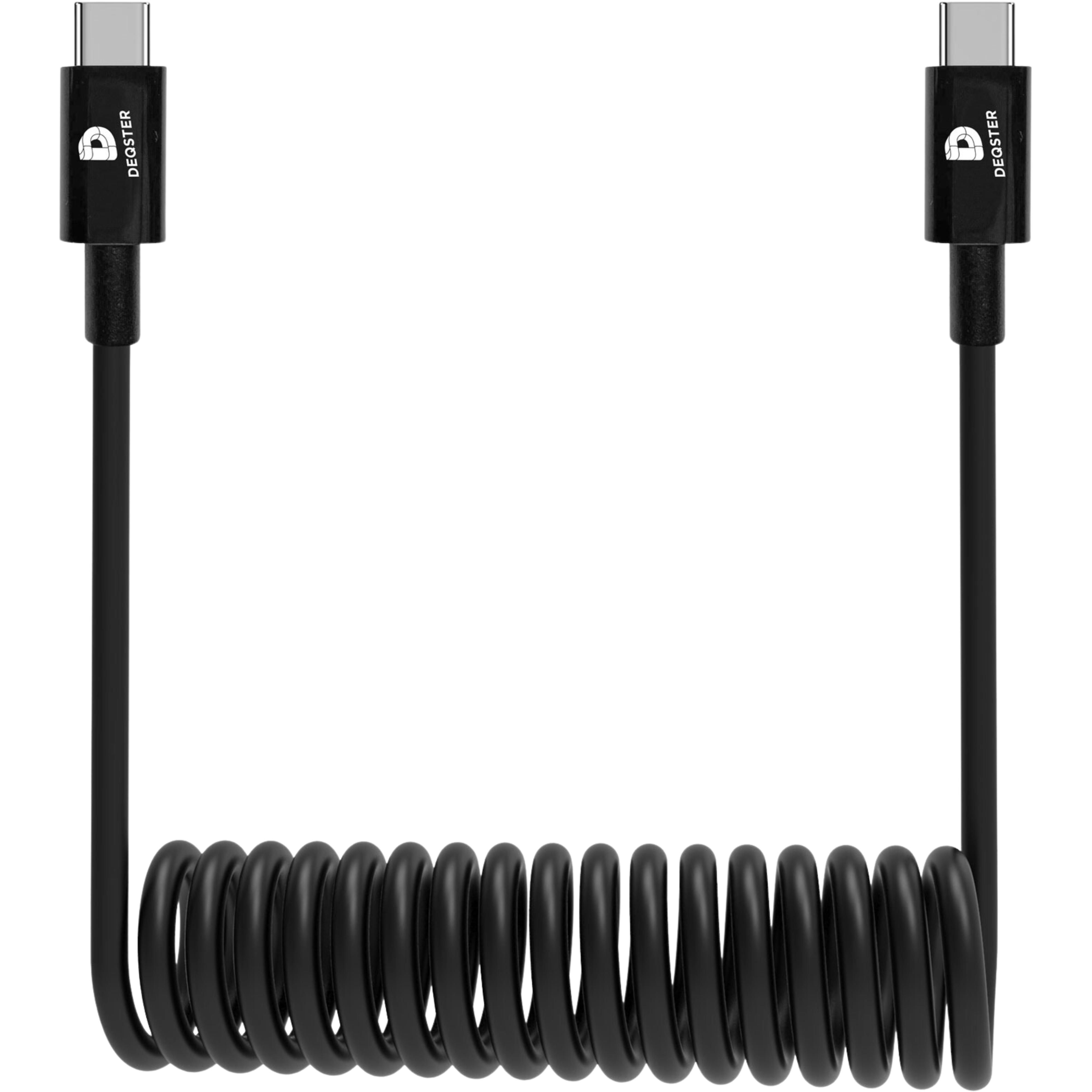 DEQSTER Spiral Ladekabel USB-C zu USB-C