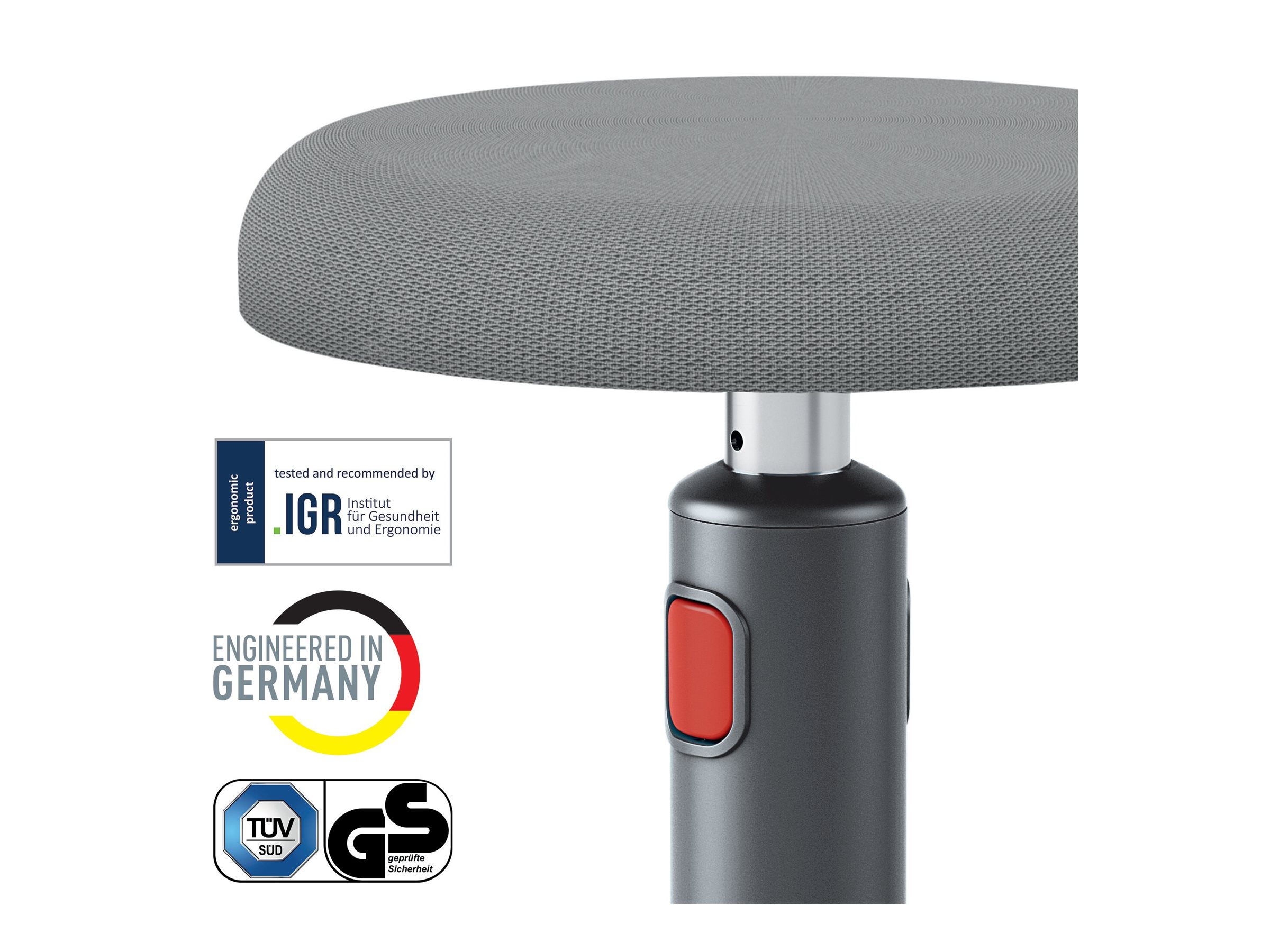 LEITZ Hocker Ergo Cosy 65180089 grau