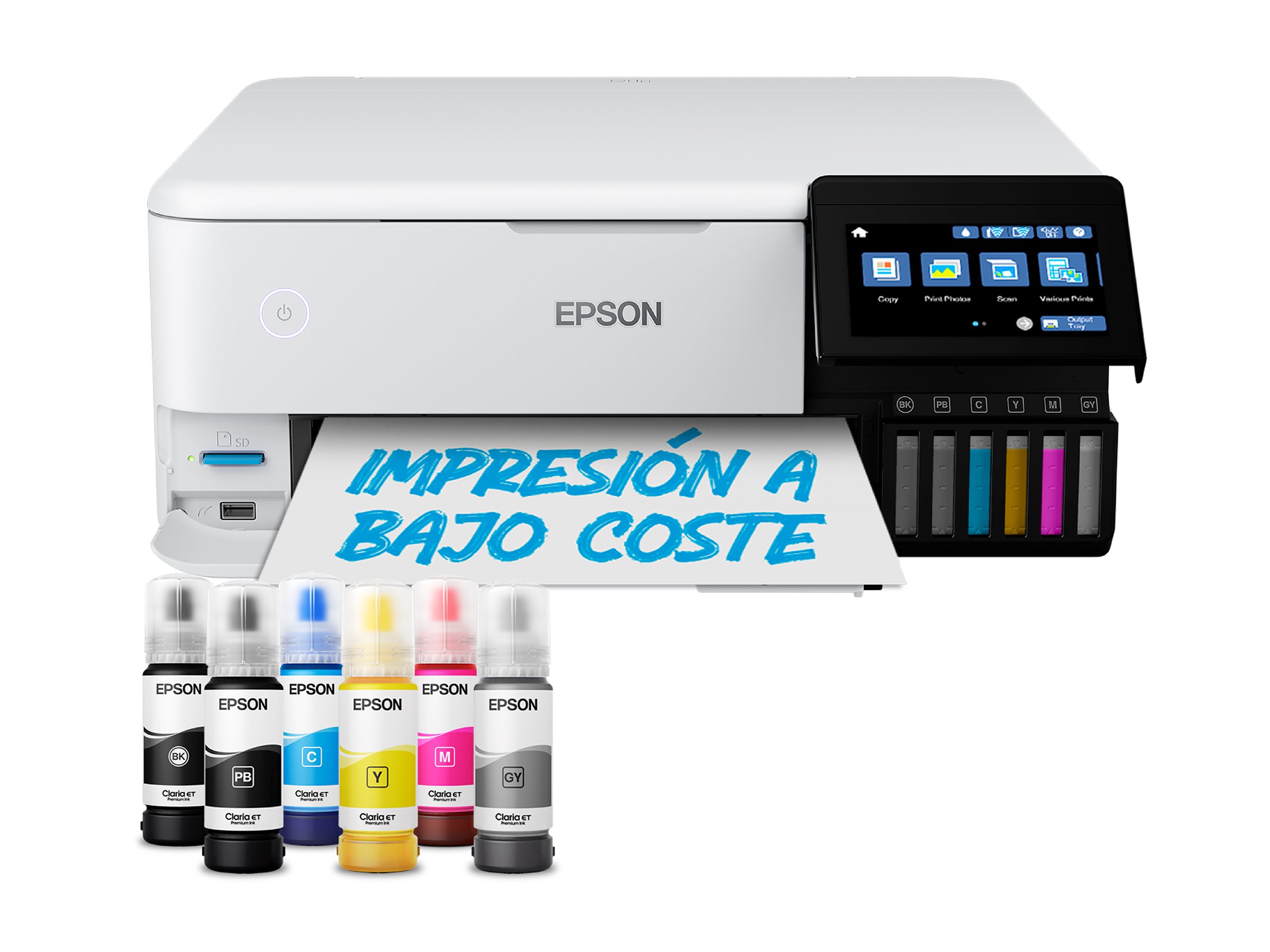 EPSON EcoTank ET-8500 3 in 1 Tintenstrahl-Multifunktionsdrucker weiÃ
