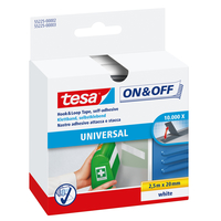 tesa Klettband ON&OFF Universal weiÃ, 1 Rolle tesa Klettband ON&OFF Universal weiÃ, 1 Rolle