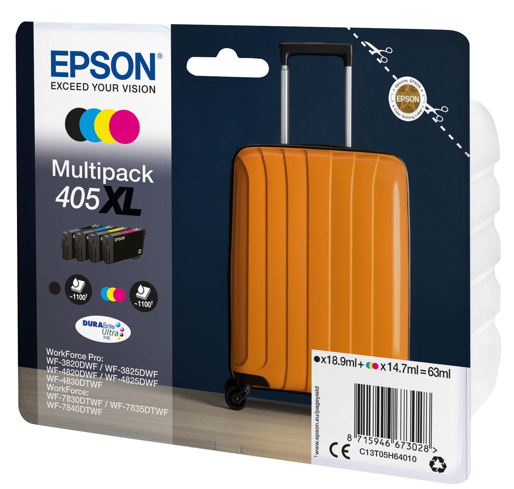 C13T05H64010 EPSON Nr405XL WF Tinte 4