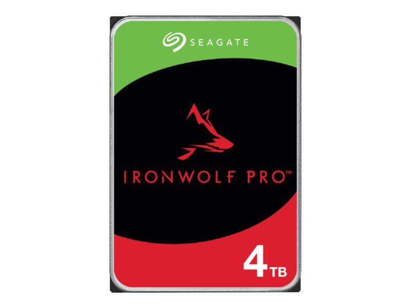 SEAGATE Ironwolf PRO Enterprise NAS HDD 4TB 7200rpm 6Gb/s SATA 256MB cache 8,9cm 3.5Zoll 24x7 für NAS & RAID Rackmount systems BLK