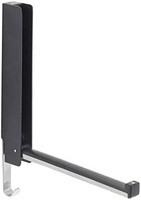 blomus Wandgarderobe Lanca 63262 schwarz Metall 1 Haken 2,0 x 25,5 cm