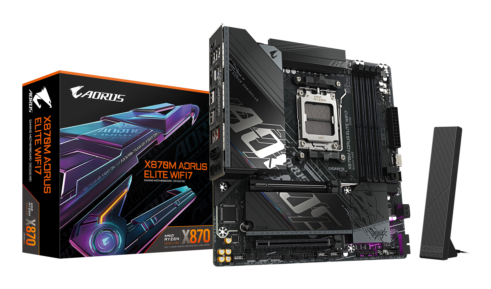 Gigabyte X870M AORUS ELITE WIFI7 Micro-ATX