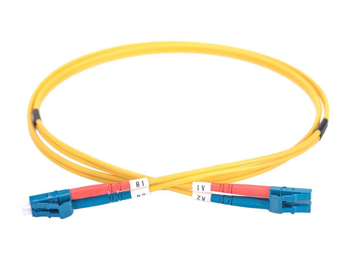 DIGITUS LWL Patchkabel LC/LC 09/125um Singelmode Duplex Halogenfrei mit Messprotokoll gelb 10m DIGITUS LWL Patchkabel LC/LC 09/125um Singelmode Duplex Halogenfrei mit Messprotokoll gelb 10m