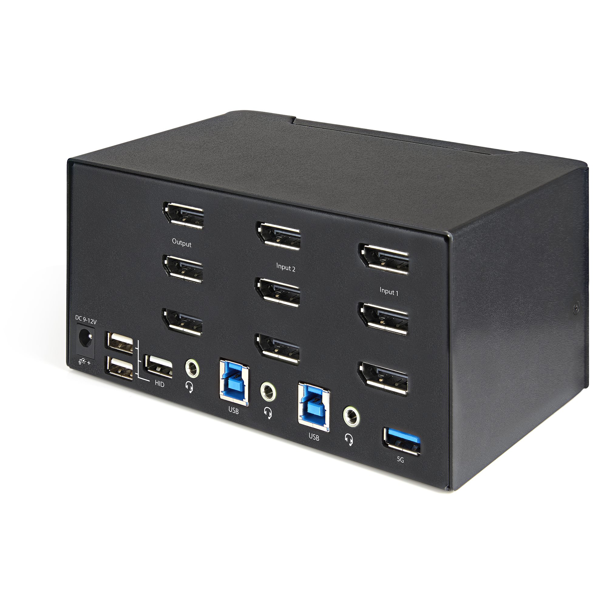 STARTECHCOM 2 Port Triple Monitor DisplayPort KVM Switch 4K 60Hz UHD HDR DP 12 KVM Umschalter