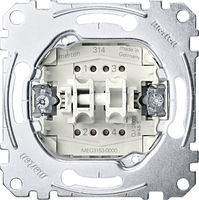 Merten Doppeltastereinsatz MEG31530000 1S 1-p + 1Ö 1-p 10A AC 250V Merten Doppeltastereinsatz MEG31530000 1S 1-p + 1Ö 1-p 10A AC 250V