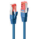 LINDY Cat.6 S/FTP Kabel, blau, 0,5m Patchkabel