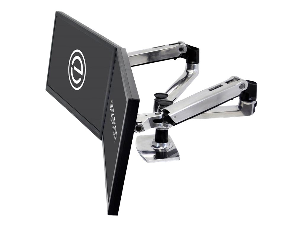 ERGOTRON LX Montagearm für 2 Monitore nebeneinander bis 68,6cm 27Zoll max18kg LCD oder LaptopReichweite von bis zu 64cm