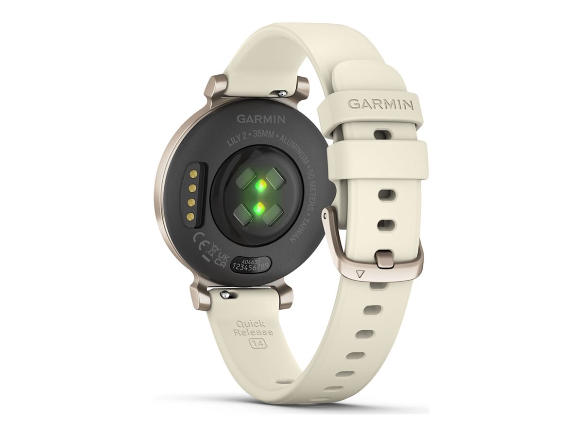 GARMIN Lily 2 Smartwatch kokosnuss/cremegold