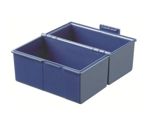 HAN A6 Karteikasten DIN A6 fuer 400 Karteikarten blau mit Deckel
