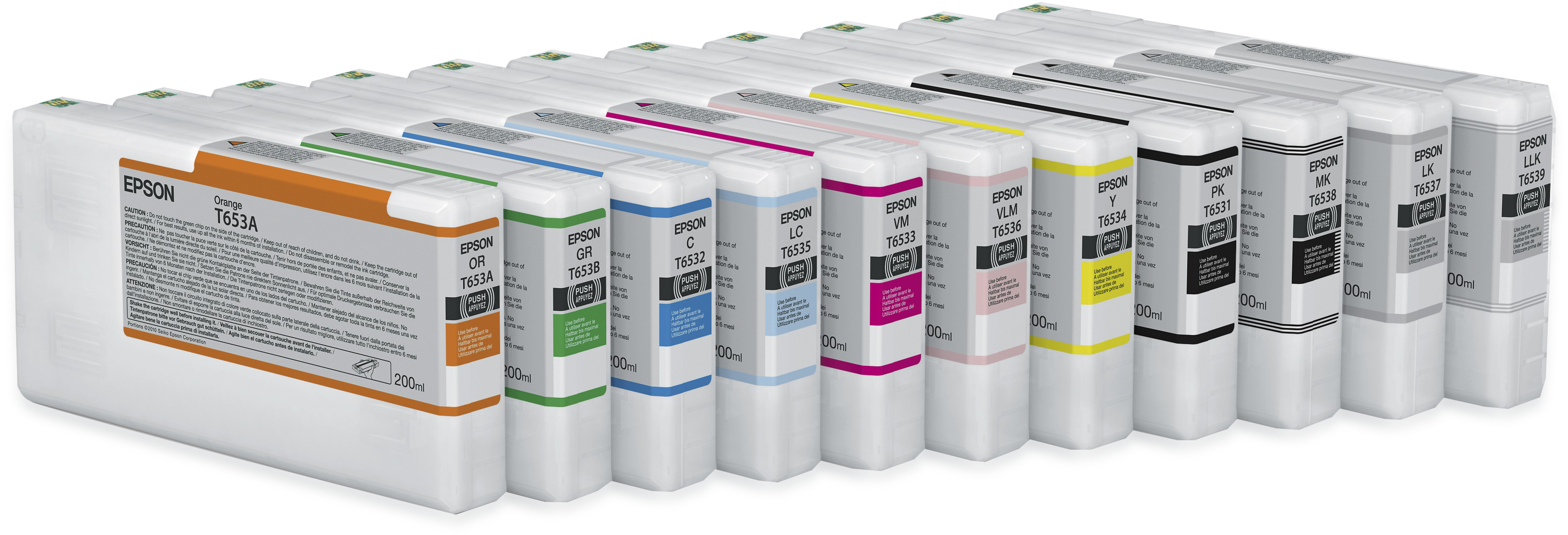 EPSON 5LB T6537 ink cartridge light black standard capacity 200ml