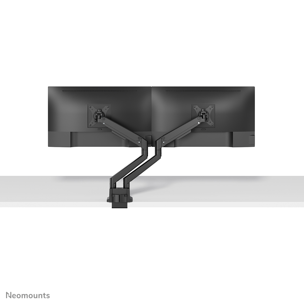 NEOMOUNTS Next Slim Desk Mount double display topfix clampgrommet black