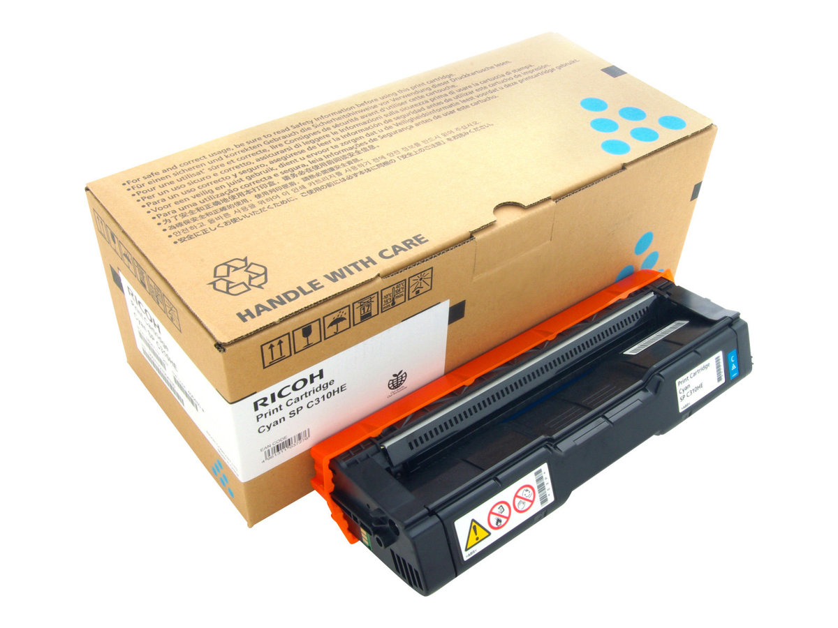 407637 RICOH Type SPC310HE SP Toner cyan 407637 RICOH Type SPC310HE SP Toner cyan