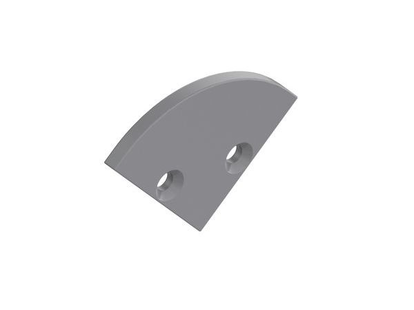 Barthelme EndkappenSet LB25 BARdolino Midi Angolo rund Kst grau