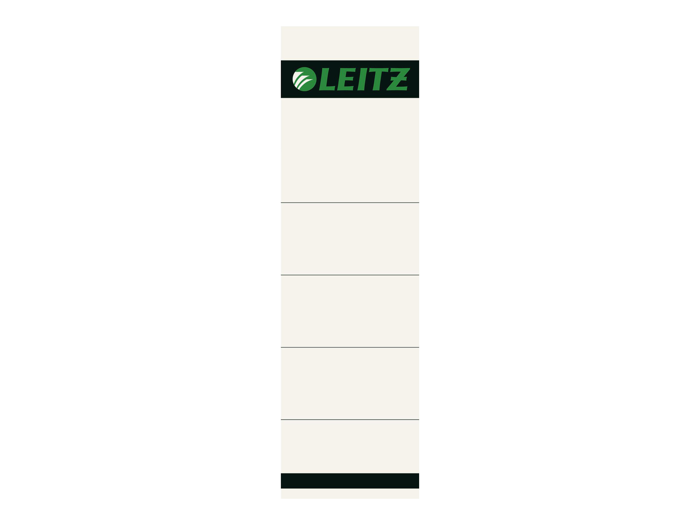 10 LEITZ Einsteck-Rückenschilder 1607 grau für 8,0 cm Rückenbreite 10 LEITZ Einsteck-Rückenschilder 1607 grau für 8,0 cm Rückenbreite