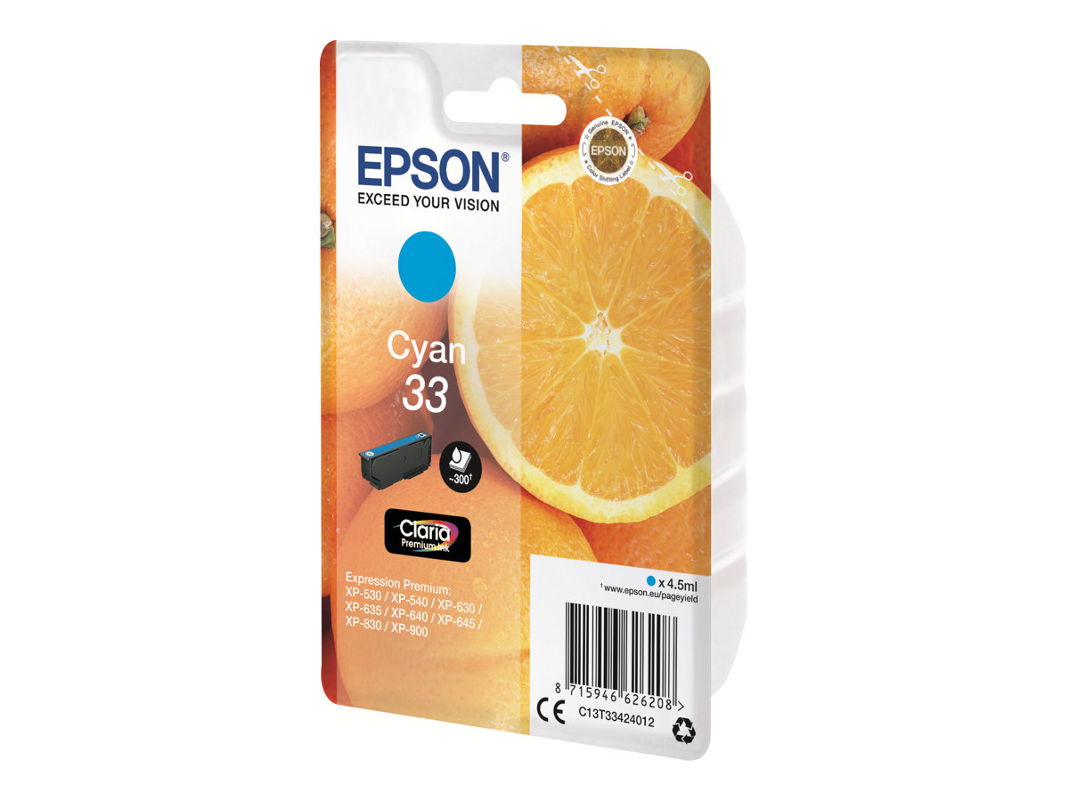 C13T33424012 EPSON XP Tinte cyan ST 200