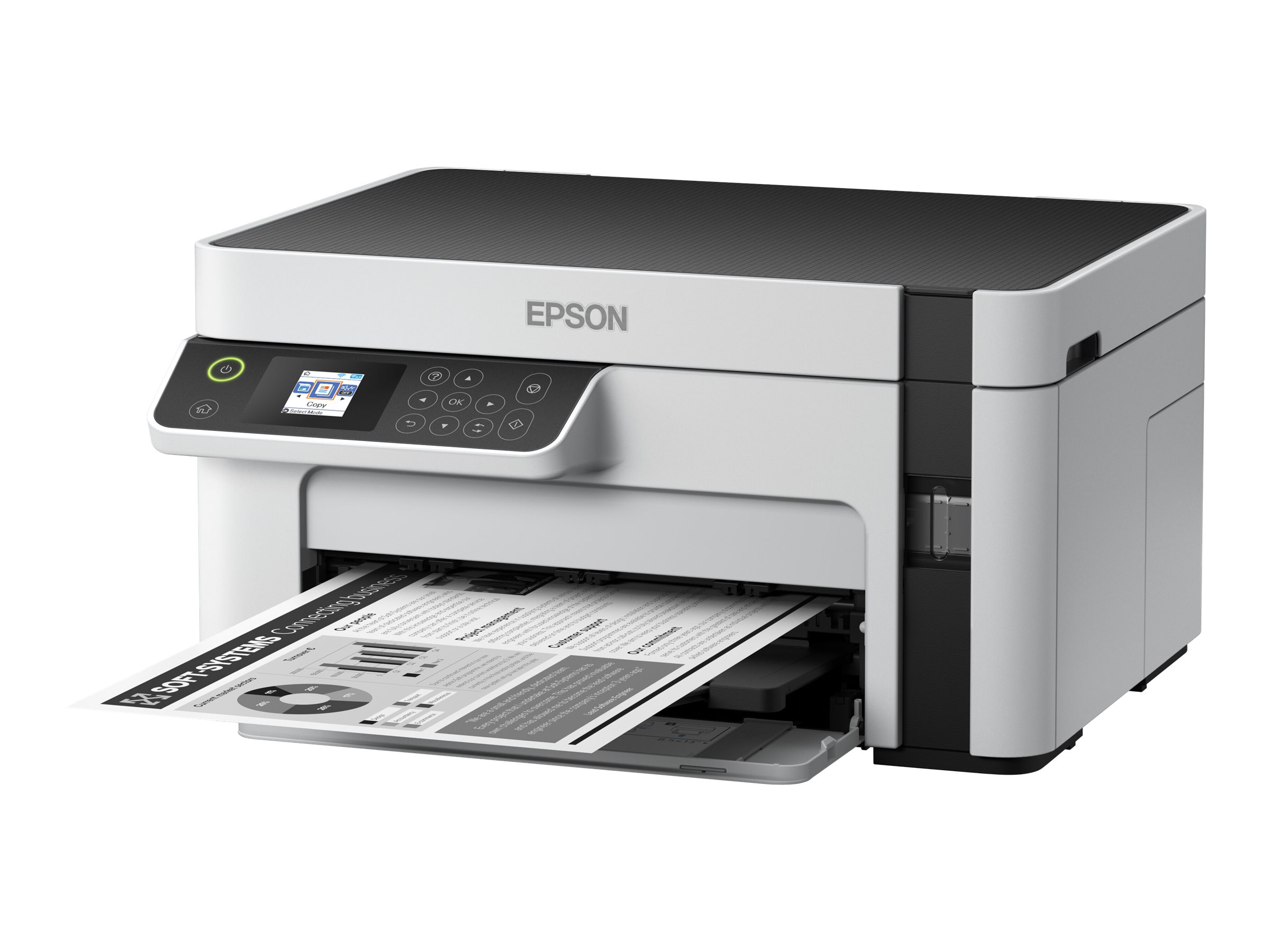 EPSON EcoTank ET-M2120 3 in 1 Tintenstrahl-Multifunktionsdrucker grau EPSON EcoTank ET-M2120 3 in 1 Tintenstrahl-Multifunktionsdrucker grau