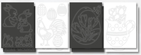 folia Fensterbilder Set Springtime mehrfarbig