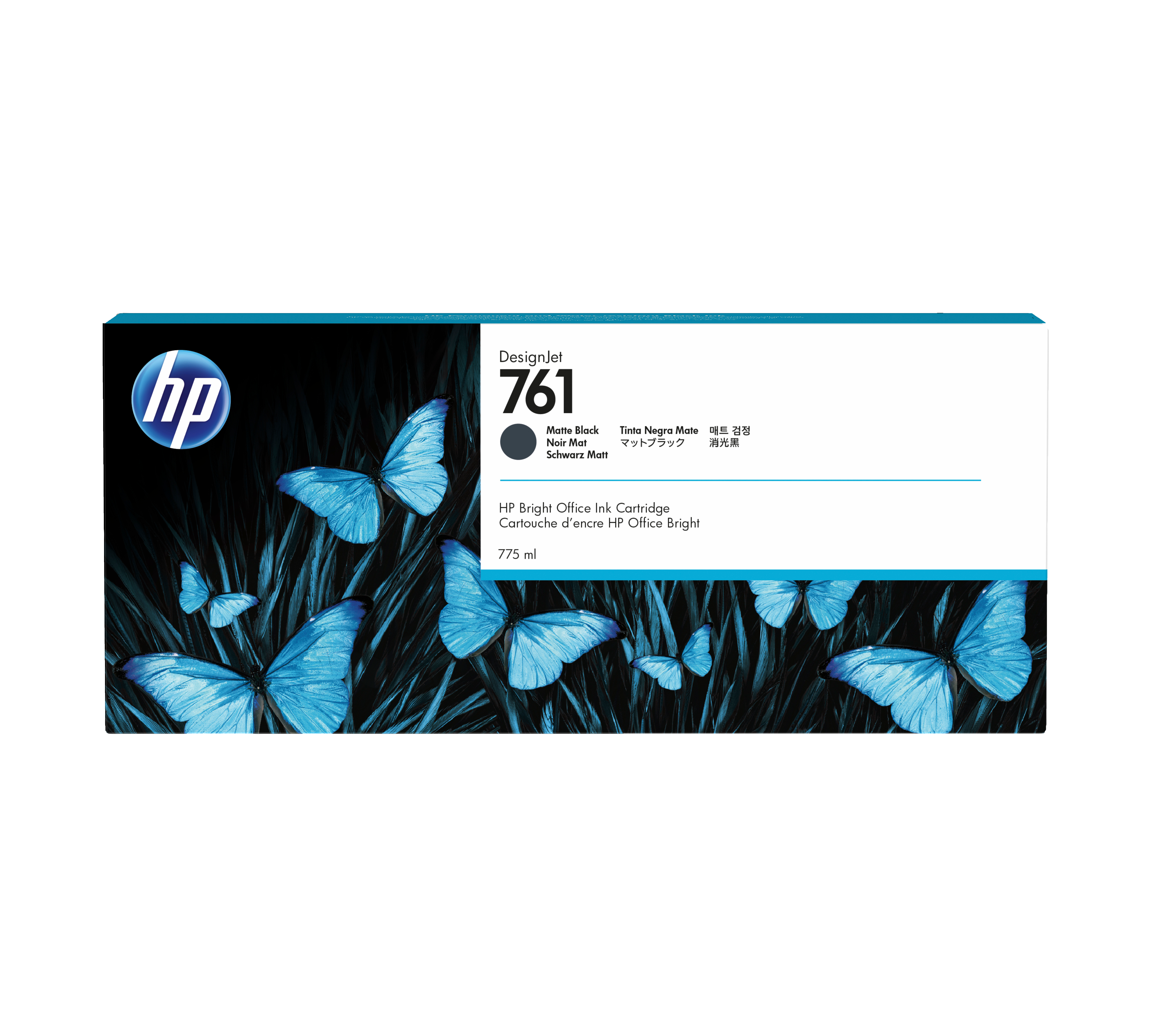 HP 761CM997A schwarz matt Druckerpatrone