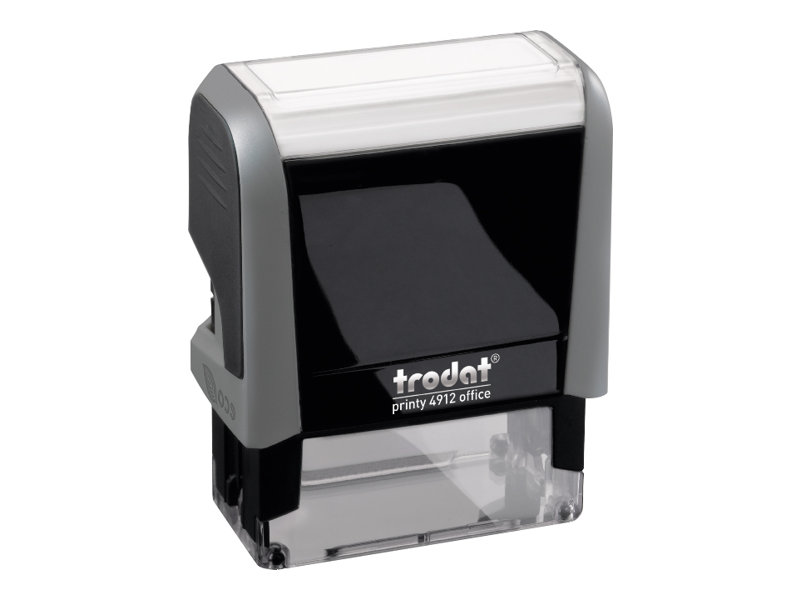 trodat Textstempel Geprueft printy 4912 office selbstfaerbend blau, rot ohne Logo, 1 St.
