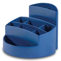 HAN Schreibtisch-Organizer RONDO KARMA oeko-blau 100% Recyclingmaterial 9 Faecher 14,0 x 14,0 x 10,9 cm HAN Schreibtisch-Organizer RONDO KARMA oeko-blau 100% Recyclingmaterial 9 Faecher 14,0 x 14,0 x 10,9 cm