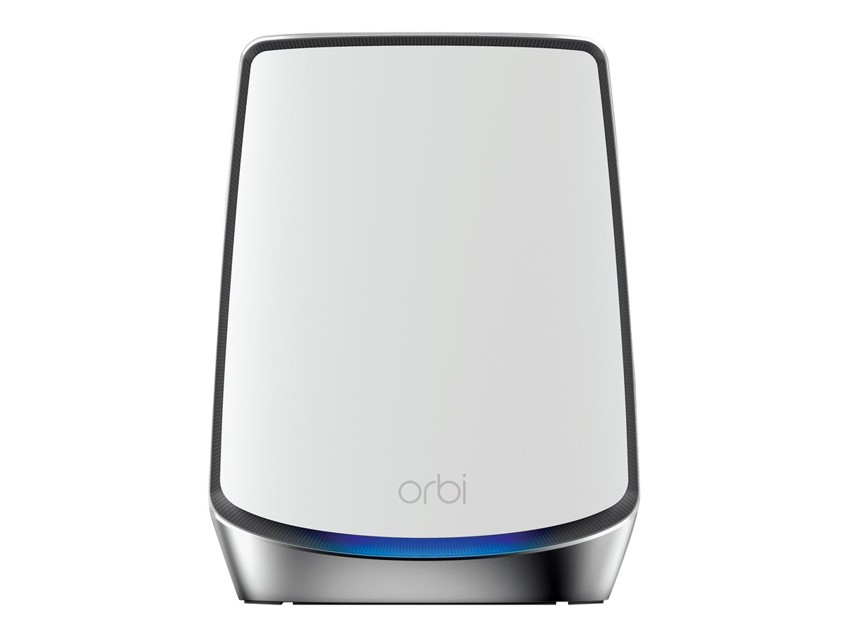 Netgear Orbi RBK853 WiFi 6 Mesh WLAN System (TriBand AX6000 WiFi 6 Mesh Router + 2x Mesh Wifi Satellit - 6.000 MBit/s Speed bis zu 525 mÂ² Abdeckung und 100+ GerÃ¤te - 12x GB LAN - Smart Roaming) - Grau - Intern - Leistung - 525 mÂ² - Tri-Band (2,4 GHz / 