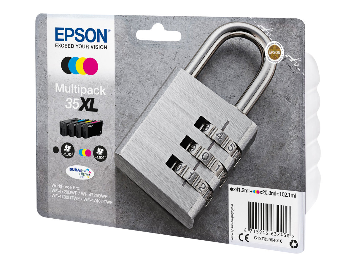C13T35964010 EPSON WF Tinte (4) cmyk HC C13T35964010 EPSON WF Tinte (4) cmyk HC