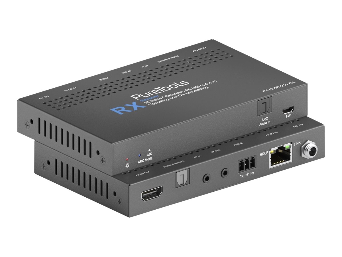 PureLink PureTools - HDBaseT Extender Set, 18G HDR. 40m@4K, 70m@1080p. 1080p b