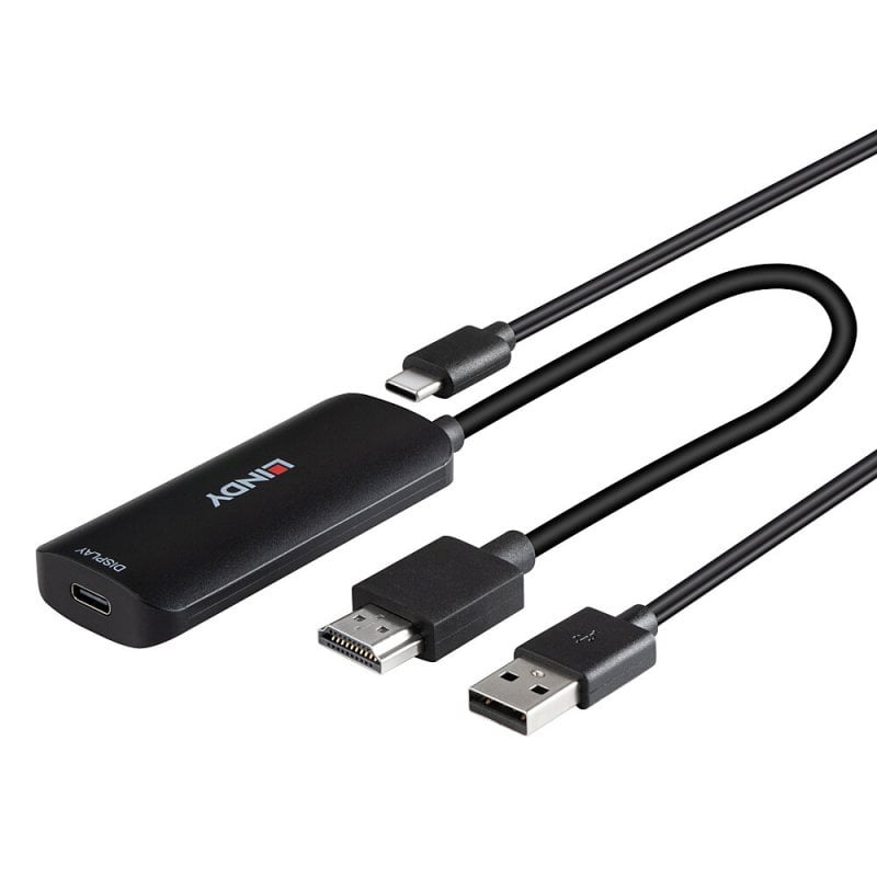 LINDY HDMI auf USB Typ C Konverter mit USB Power