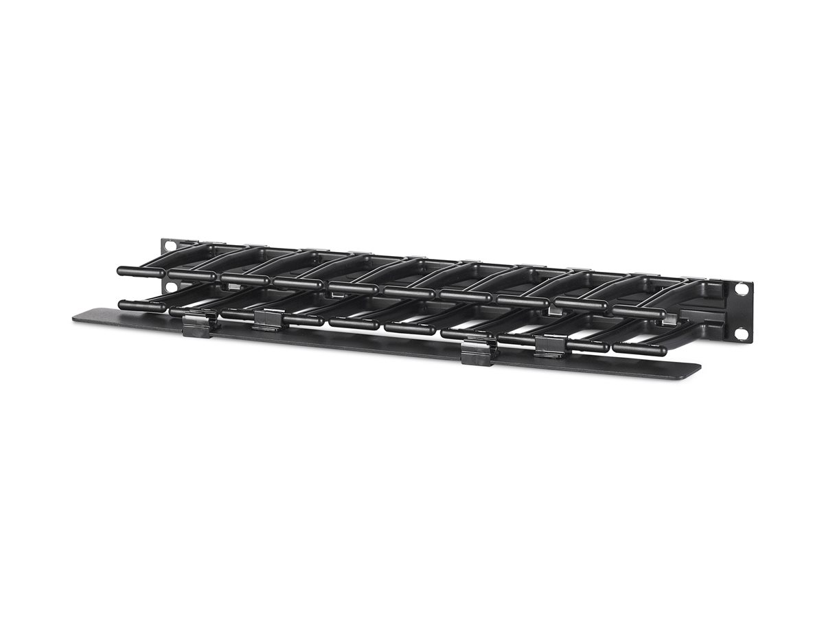 APC Horizontal Cable Manager, 1U x 4 Deep, Single-Sided wit