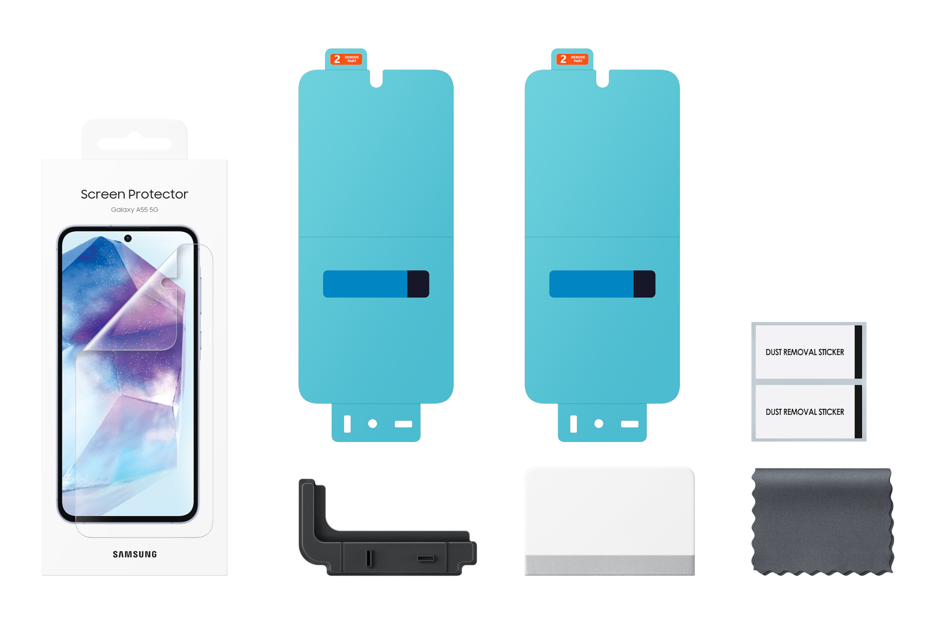 SAMSUNG Screen Protector für Galaxy A55 Transparent