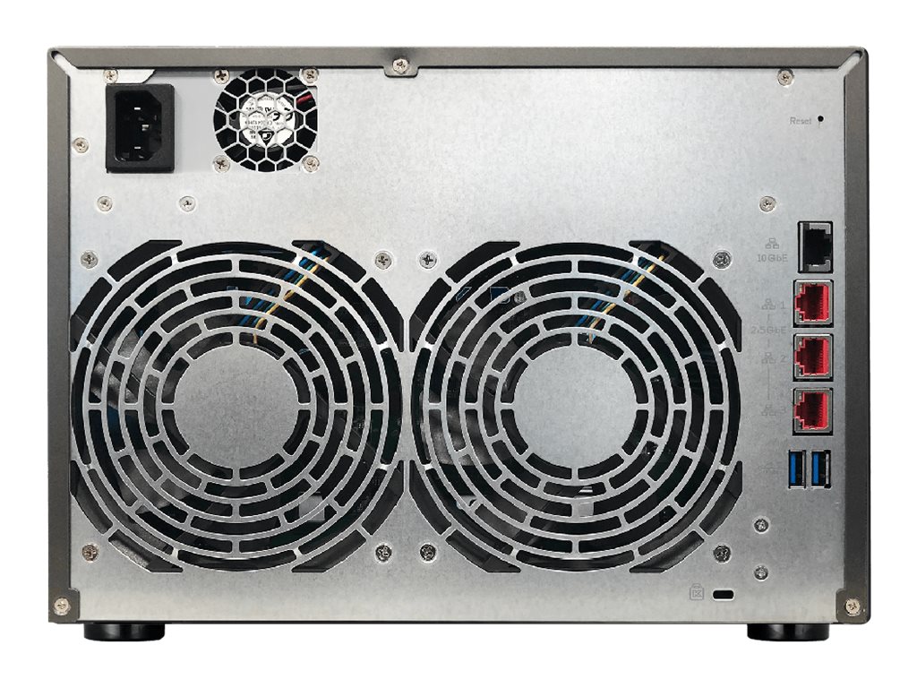 ASUSTOR NAS 10BAY LOCKERSTOR 10 PRO XEON E2224 4C 34GHZ8GB25GBEUSB 5Y WTY