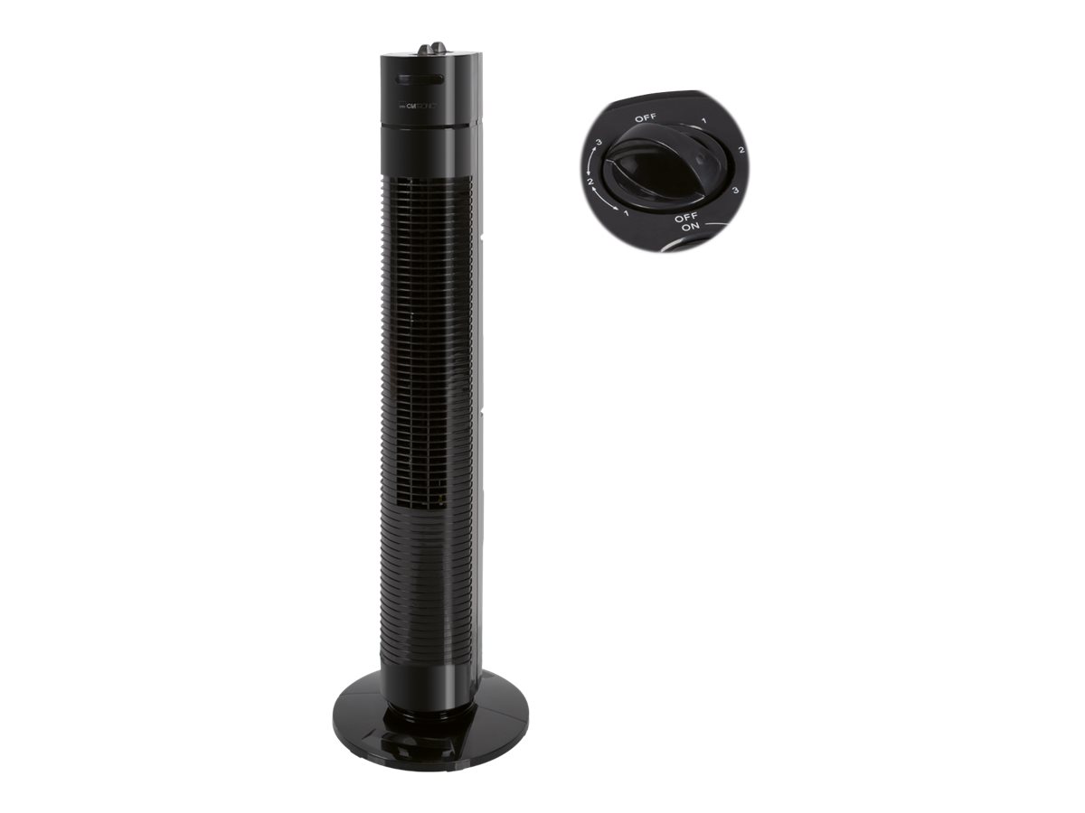 CLAT TowerVentilator TVL 3770 schwarz 78cm Timer