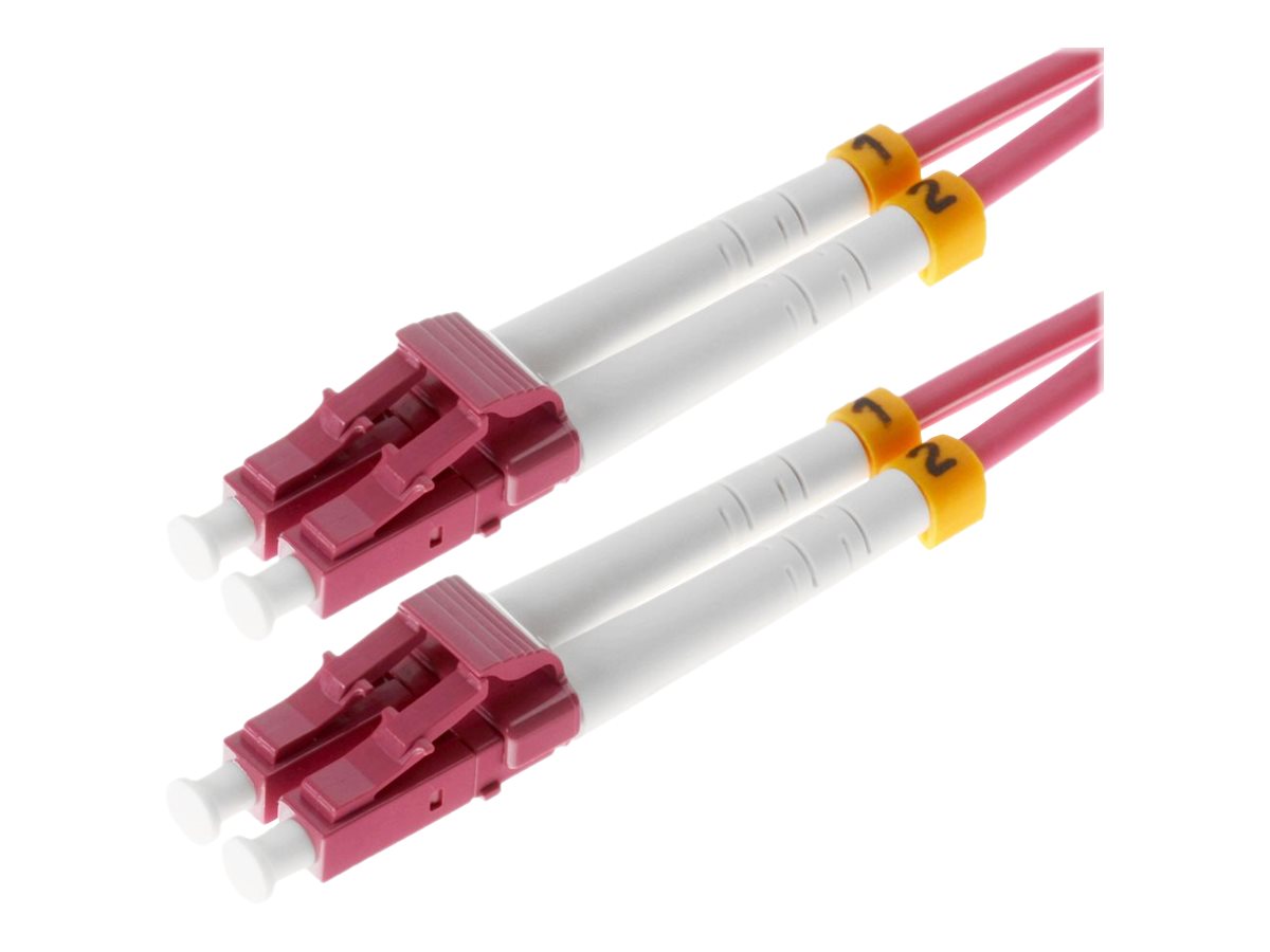 helos LWL Patchkabel LC/LC Duplex 50/125µm OM4 erikaviolett 5,0m helos LWL Patchkabel LC/LC Duplex 50/125µm OM4 erikaviolett 5,0m
