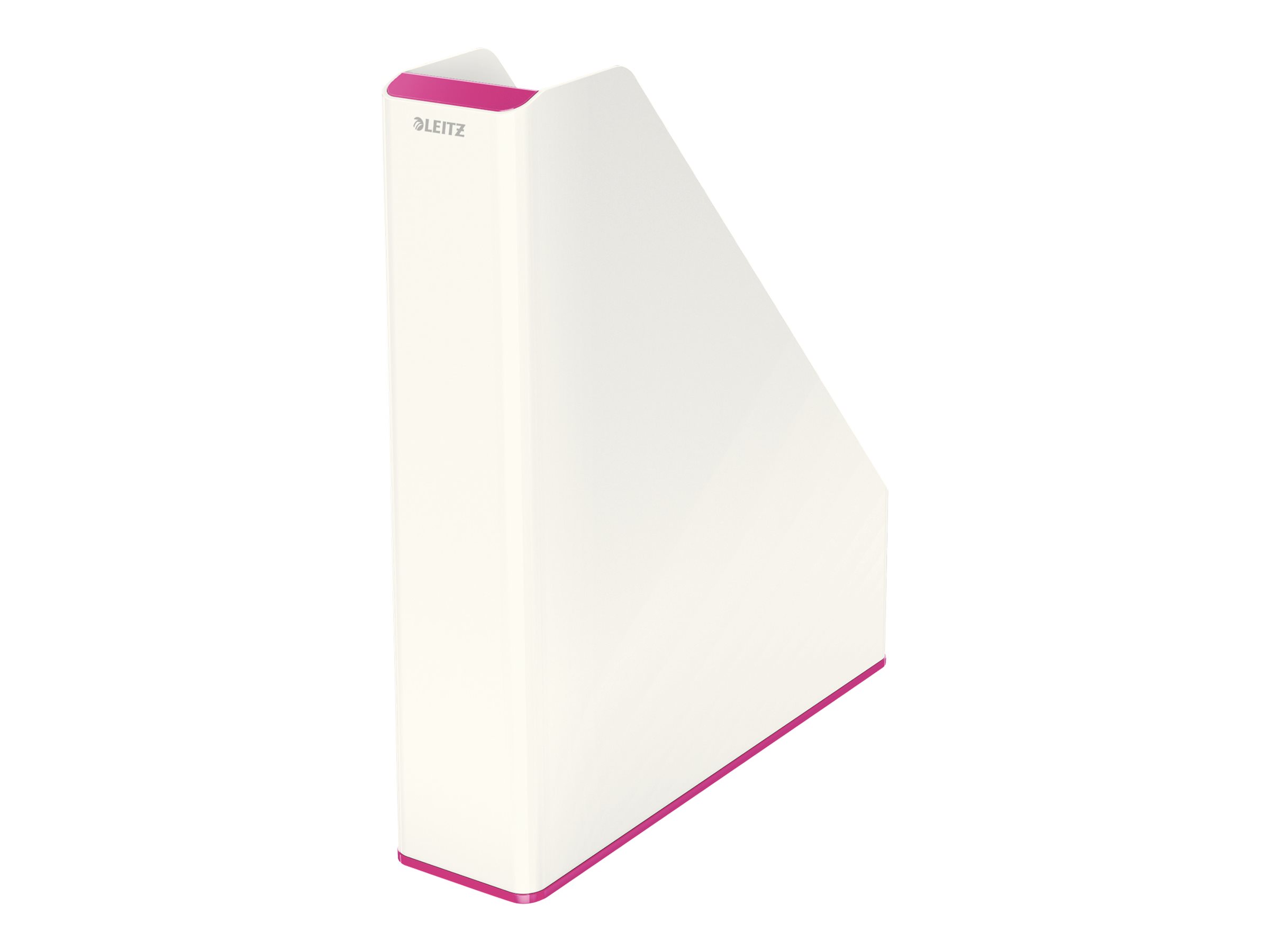 LEITZ Stehsammler WOW Duo Colour 53621023 perlweiss/pink Kunststoff, DIN A4